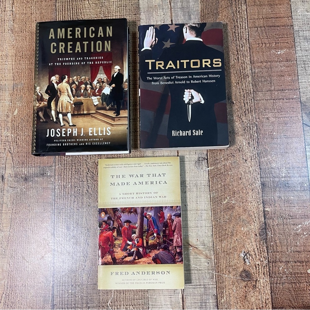 American Revolution History Book Bundle Nonfiction American Creation War Bio